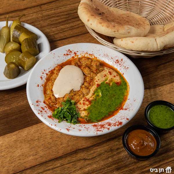 חומוס טחינה, בתיבול מעולה