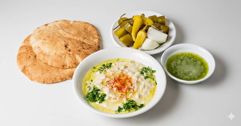 מסבחה, פפריקה, פטרוזיליה ושמן זית
בחרו תוספות

