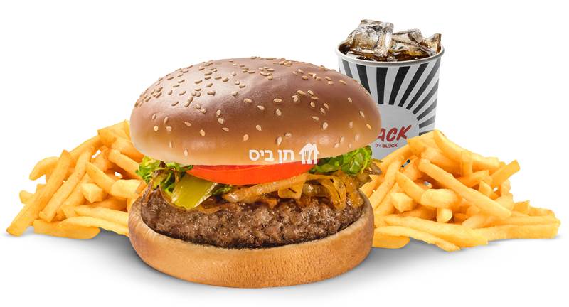 Jack by black 120, המבורגר הדגל שלנו, תערובת בשר בקר...