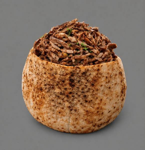 שווארמה, בחרו צורת הגשה, סלטים וממרחים